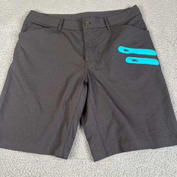 Lululemon Cargo Shorts Men 38 Gray Commute Cadence Zip Pocket Stretch Athleisure - Picture 1 of 15